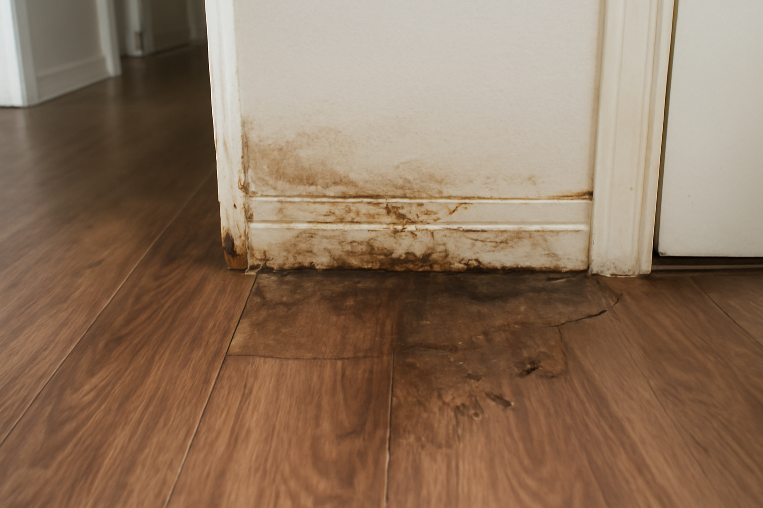 Laminate Floor Water Damage Restoration in Elon, NC