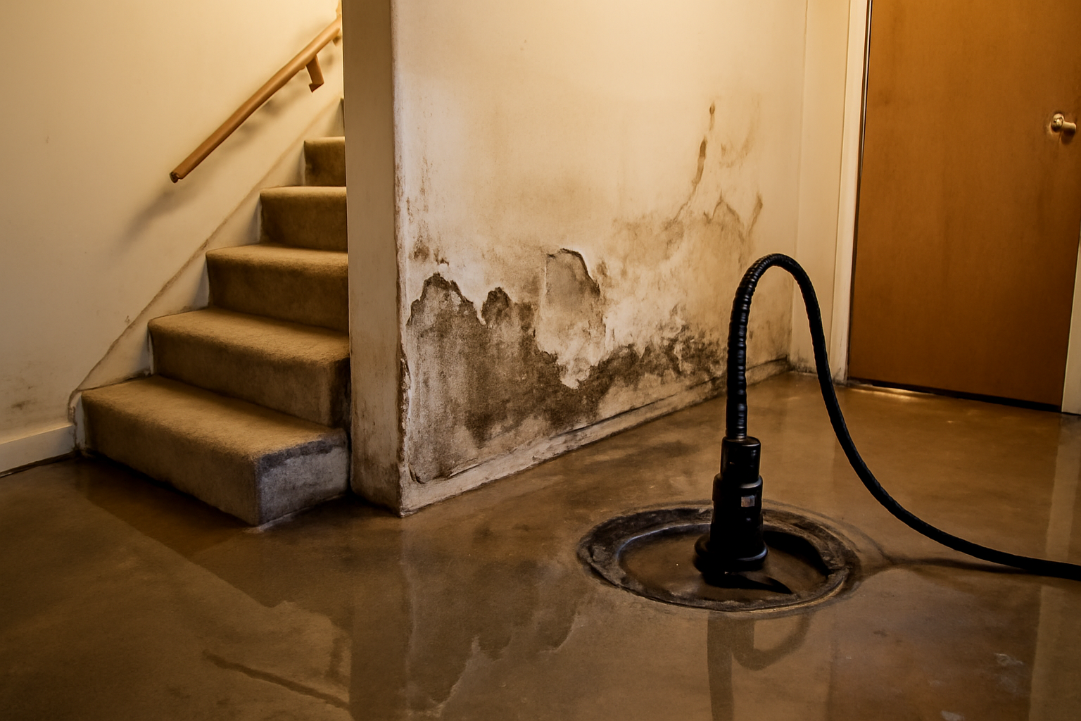 Sump Pump Failure Water Removal in Faison, NC