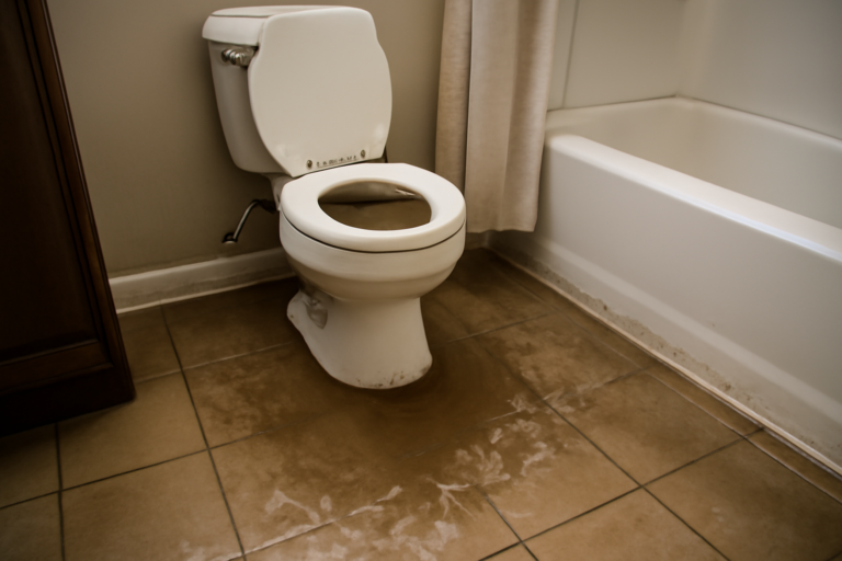 Toilet Overflow Water Removal