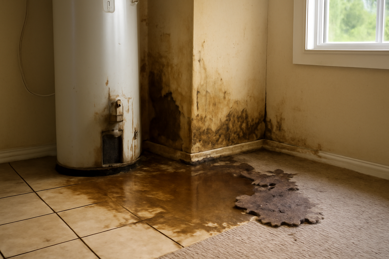 Water Heater Burst Water Removal in Faison, NC